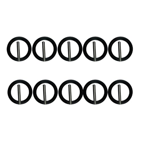 Multifunktions Pin & Ringe Set Heavy Duty Stecknuss Pin für 0,5 Zoll Schlagbuchse für Profi & Anwendung Gummi- und Stahlringe von Nucelit