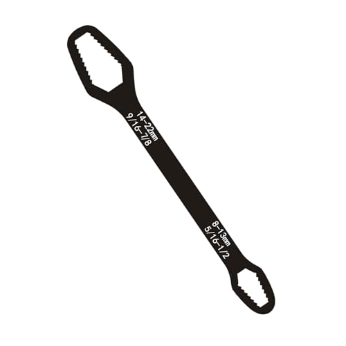 Nucelit Universal-Torxschlüssel, 3 - 22 mm, verstellbar, multifunktional, Doppelkopf, Mehrzweck-Torxschlüssel, Reparatur, Anziehen Nucelit Universal-Torxschlüssel, 3 - 22 mm, verstellbar, multifunktional, Doppelkopf, Mehrzweck-Torxschlüssel, Reparatur, Anziehen von Nucelit