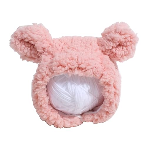 Süßes Bärenohren-Kostüm, Halloween-Kostüm, niedliches Festival-Tier-Kopfbedeckung, Cosplay-Zubehör für Haustiere, Halloween-Requisiten von Nucelit