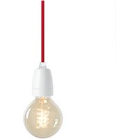 Nud weisse Keramikfassung Classic Rot von Nud Collection
