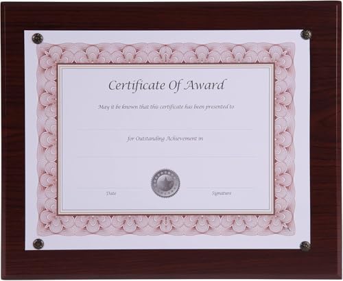 Award Plaque 13" x 10.5" Walnut von Nudell