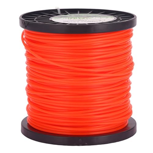 Nudiuhis 1LBX 2,4 mm Spiralgrasgeschnittener Strimmerlinie Nylon Mähung Trimmer Linie Nylon String Rasenmäher Trimmer Kopfschnur von Nudiuhis