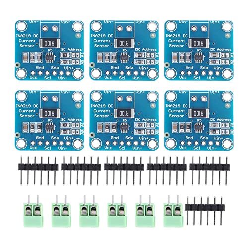 Nudiuhis 6Pc MCU-219 INA219 I2C Bidirektionales DC-Stromversorgungssensormodul Breakout 3-5V SOT23 Nudiuhis 6Pc MCU-219 INA219 I2C Bidirektionales DC-Stromversorgungssensormodul Breakout 3-5V SOT23 von Nudiuhis