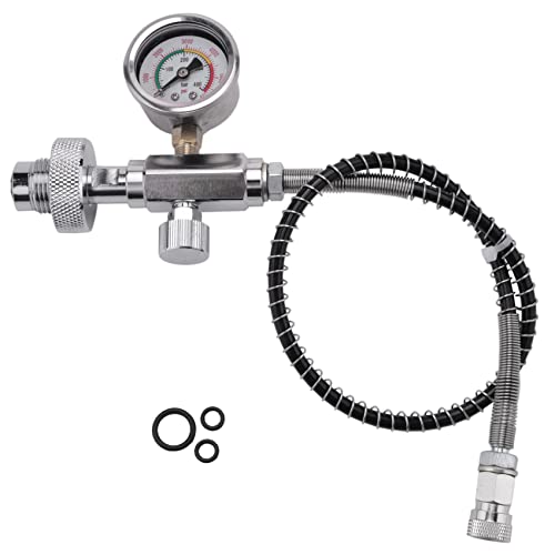 Nudiuhis Adapter für PCP Luft FüLl Station für Tauch Zylinder mit G5 / 8 Din Adapter und 50 Cm von Nudiuhis