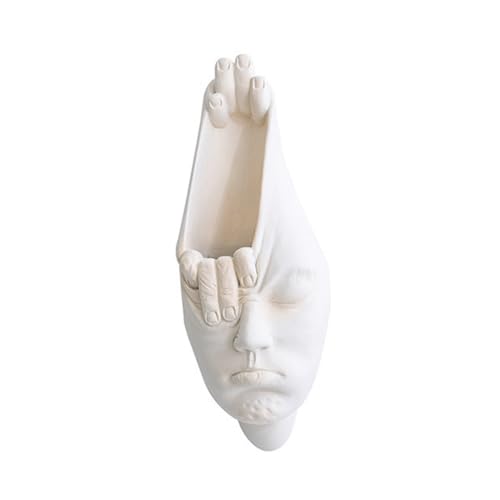 Nudiuhis Nordische Abstrakte Wandvase mit Menschlichem Gesicht, Horror-Menschengesicht, Wandbehang, Blumentopf, Menschliches Porträt, Wandpflanzer, Heimdekoration, Einfach zu Verwenden, Hohe Qualität Nudiuhis Nordische Abstrakte Wandvase mit Menschlichem Gesicht, Horror-Menschengesicht, Wandbehang, Blumentopf, Menschliches Porträt, Wandpflanzer, Heimdekoration, Einfach zu Verwenden, Hohe Qualität von Nudiuhis