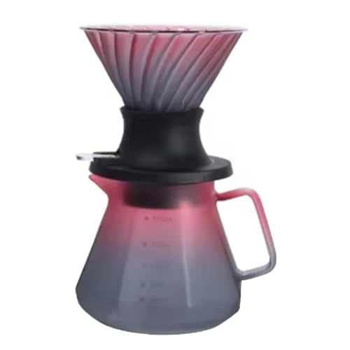 Nudiuhis Pour Over Kaffeemaschinenset Aus Borosilikatglas Kaffee-Teeset Von Hoher Qualität Luxuriöses Handgefertigtes von Nudiuhis