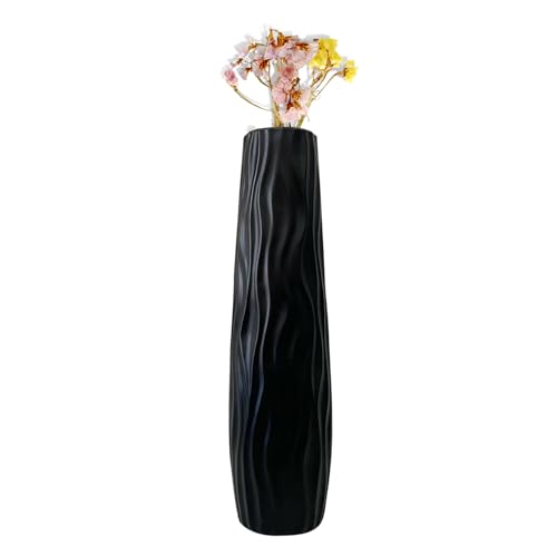 Nudorpn Bodenvase | 58 cm Vase mit getrockneten Blumen, moderne Dekoration, große Mittelstücke für Hochzeit, Haus, Landhaus, Arbeitsplatz, Küche, Wohnzimmer, Schlafzimmer von Nudorpn