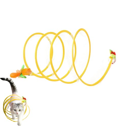 Nudorpn Cat Play Tunnel, Katzentunnel, Spielzeug – Jagdtunnel, faltbar, tragbar, für Haustiere, interaktives Spielzeug, Hindernisse, für die Jagd, Klettern, Wohnung von Nudorpn