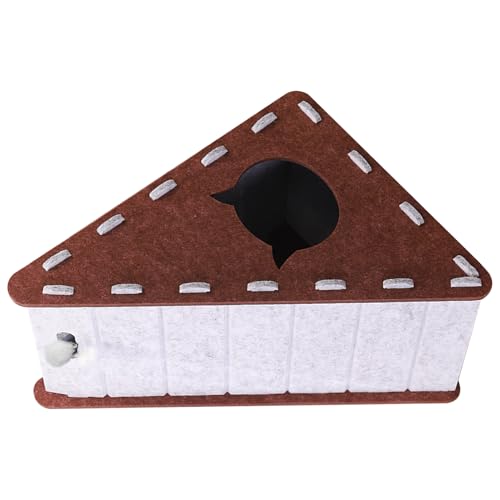 Nudorpn Cat Scratcher, Cat Scratch Board | Katzenkratzkarte aus Filz dreieckig – Klettermatte, halbgeschlossen, Zubehör für Haustiere für das Training mit Kätzchen, Schärfen Nudorpn Cat Scratcher, Cat Scratch Board | Katzenkratzkarte aus Filz dreieckig – Klettermatte, halbgeschlossen, Zubehör für Haustiere für das Training mit Kätzchen, Schärfen von Nudorpn