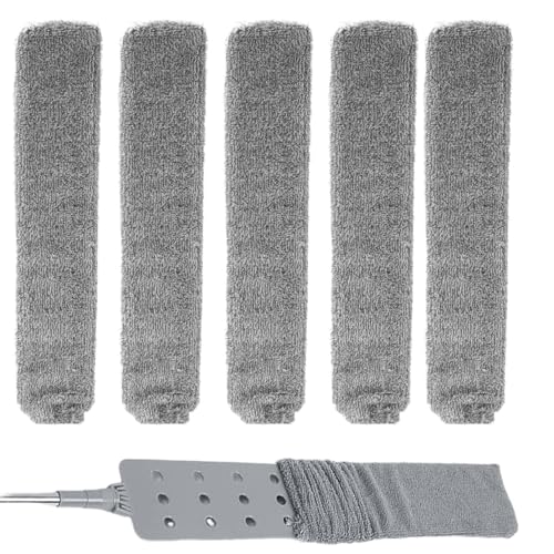 Nudorpn Duster Refills | 6 Stück Staubwischer Ersatz Tücher | Wiederverwendbare Waschbare Putzutensilien - Für Küche Wohnzimmer Boden Wand unter Möbeln Couch Sofa Nudorpn Duster Refills | 6 Stück Staubwischer Ersatz Tücher | Wiederverwendbare Waschbare Putzutensilien - Für Küche Wohnzimmer Boden Wand unter Möbeln Couch Sofa von Nudorpn