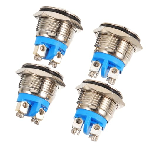 Nudorpn Ersatz-Türklingelknopf | 4 Stück austauschbare Klingeltasten – wasserdicht, Verbesserung des Wohnraums: Wohnung, Haus, Garage, Außenbereich von Nudorpn