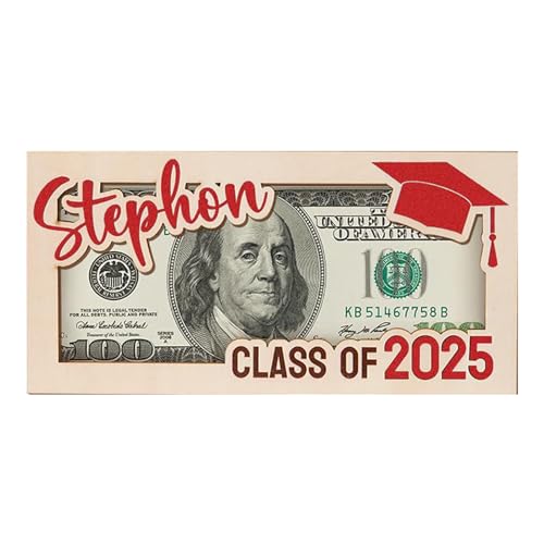 Nudorpn Geldhöhe für Bargeld, Abschlussinhaber | Graduierungskartenbox aus Holz | Klasse von 2025 Gratulation Gradsake für Senioren Hochschulabsolventen Nudorpn Geldhöhe für Bargeld, Abschlussinhaber | Graduierungskartenbox aus Holz | Klasse von 2025 Gratulation Gradsake für Senioren Hochschulabsolventen von Nudorpn