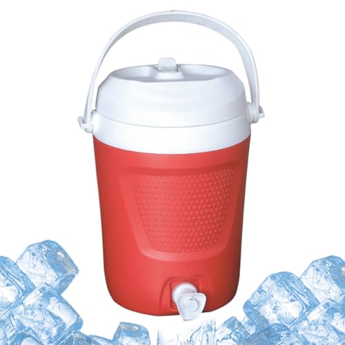 Nudorpn Getränkespender für Sportler, Sport-Wasserspender, Getränkesieber für Camping – 4 l, Wasserspender mit Auslauf zum Klettern beim Angeln, Kühler von Nudorpn