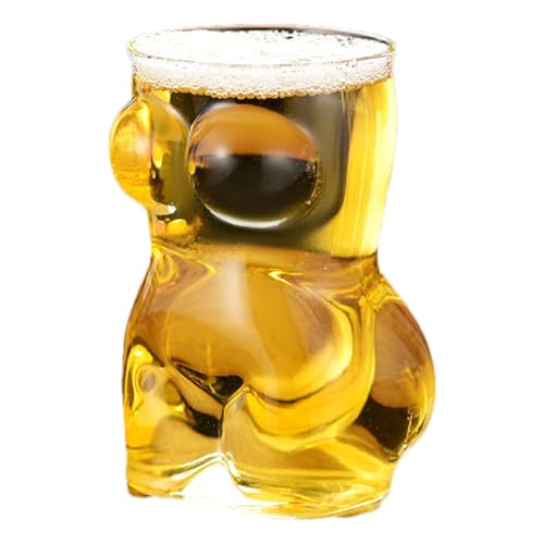 Nudorpn Große Biergläser - Bierbecher Trinkgläser | Sexy Biertassen, Kneipen-Trinkbecher, Teetasse, Wasserbecher, Bierbecher für Alkohol, von Nudorpn