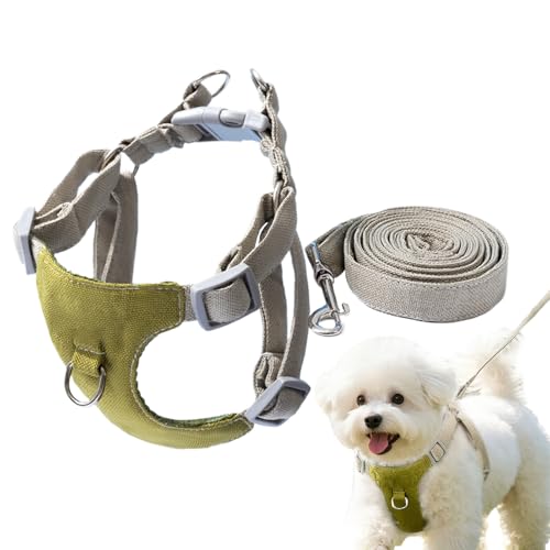 Nudorpn Hundegeschirr, mittlere Größe | Zugentlastungsgeschirr mit Seil für Haustiere, Zubehör für Welpen, atmungsaktiv, Anti-Drosselung, verstellbar, Kontrollgriff, für Training, Camping, Reise Nudorpn Hundegeschirr, mittlere Größe | Zugentlastungsgeschirr mit Seil für Haustiere, Zubehör für Welpen, atmungsaktiv, Anti-Drosselung, verstellbar, Kontrollgriff, für Training, Camping, Reise von Nudorpn