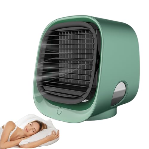 Nudorpn Klimagerät Ventilator Tragbar | Luftbefeuchter Für Nachttisch & Schreibtisch - 3-Stufen Multifunktion Ventilator Für Reise Garten Fitnessstudio Schule Outdoor Camping Nudorpn Klimagerät Ventilator Tragbar | Luftbefeuchter Für Nachttisch & Schreibtisch - 3-Stufen Multifunktion Ventilator Für Reise Garten Fitnessstudio Schule Outdoor Camping von Nudorpn