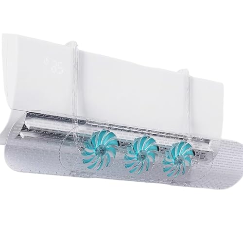 Nudorpn Luftabweiser für Klimaanlage – Windschutz, einziehbar, gegen Luftstrom für Klimaanlage | Windschutz für Klimaanlage mit dreifachem Belüftungssystem für Haus Wohnung Schlafsaal Nudorpn Luftabweiser für Klimaanlage – Windschutz, einziehbar, gegen Luftstrom für Klimaanlage | Windschutz für Klimaanlage mit dreifachem Belüftungssystem für Haus Wohnung Schlafsaal von Nudorpn