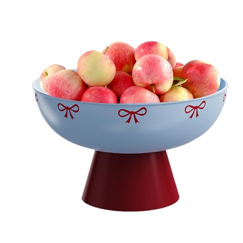 Nudorpn Obsttablett | Obsttablett mit integriertem Abtropfgestell | Kreativer Aufbewahrungskorb für Urlaub, Camping, Wohnzimmer, Küche, Esszimmer, Picknick, Tischdekoration, Buffet Outdoor von Nudorpn
