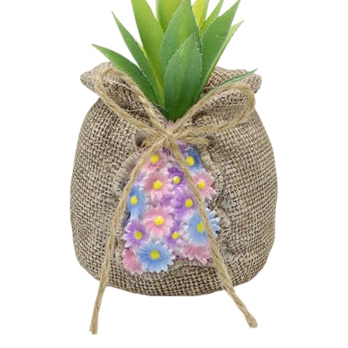 Nudorpn Sack Flower Pot, Resin Sack Planter | Stadium Stade Stadium Harz mit Loch zum Verteilen | Landschaftsfiguren Desktop-Ornament, Innendekoration für Schlafzimmer Innen von Nudorpn