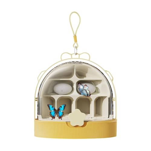 Nudorpn Seidenwurmbox, Tierhüter – Käfig für Auspuff in aller Sicherheit, Behälter für Reptilien, pädagogisch für die Jagd im Hinterhof, Projekte von Nudorpn