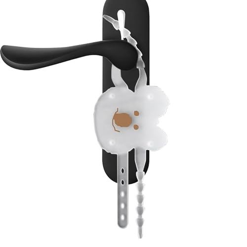 Nudorpn Türstopper, geräuscharm, geräuscharm, geräuscharm, Silikonkissen in Koala-Form, für Haus, Büro, Hotel, Badezimmer, Schlafzimmer, leichte Schläfer von Nudorpn