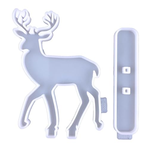 Nudorpn Weihnachts Seifenformen - Reindeer Form,Rentier Design Mit Basis Süße Deko Für Süßigkeiten Schokolade Tisch Nudorpn Weihnachts Seifenformen - Reindeer Form,Rentier Design Mit Basis Süße Deko Für Süßigkeiten Schokolade Tisch von Nudorpn