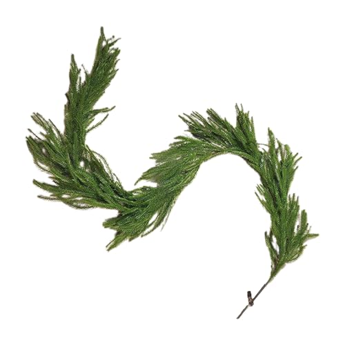 Nudorpn Weihnachts-Türkranz, realistische Dekoration von und Weihnachtsgirlande, Festliche Dekoration für Haus aus künstlichem Grün, für Winter, Kamin, Küche, Fenster, Aktion von Nudorpn