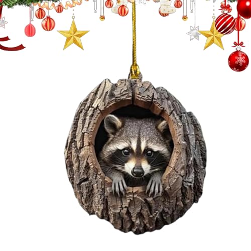 Nudorpn Weihnachtsbaumschmuck in Tierform, Weihnachtsbaumschmuck in Tierform | Tierhänger, Acryl, flach, 2D, saisonale Dekoration für Liebhaber Nudorpn Weihnachtsbaumschmuck in Tierform, Weihnachtsbaumschmuck in Tierform | Tierhänger, Acryl, flach, 2D, saisonale Dekoration für Liebhaber von Nudorpn