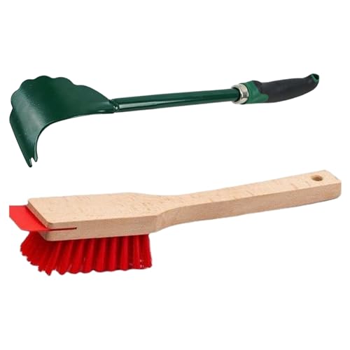 Rasenmäherbrückenschaber mit langem ergonomischem Griff, Reinigungswerkzeug für Rasenmäher, Bürste mit harten Borsten für eine effektive Reinigung des Rasenmähers Rasenmäherbrückenschaber mit langem ergonomischem Griff, Reinigungswerkzeug für Rasenmäher, Bürste mit harten Borsten für eine effektive Reinigung des Rasenmähers von Nudorpn