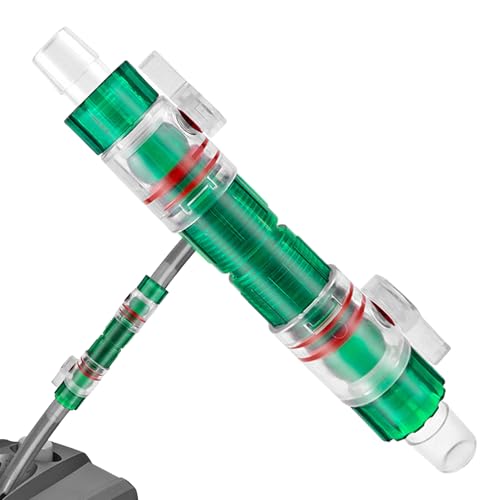 Schlauchventil für Aquarien, mit Durchflusskontrolle und Schnellverschluss, Doppelanschluss für Rohre 12 mm/16 mm, strapazierfähiges Zubehör für Süß- und Salzwasser von Nudorpn