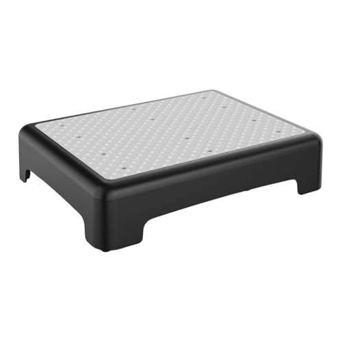 Tritthocker Trittstufe, rutschfeste Mobilitäts-Stufenplattform, tragbare Steighilfe für Senioren, stapelbare Halbstufe, für den Innen- und Außenbereich, Unterstützung bei Treppen, 44x34x9,5 cm Tritthocker Trittstufe, rutschfeste Mobilitäts-Stufenplattform, tragbare Steighilfe für Senioren, stapelbare Halbstufe, für den Innen- und Außenbereich, Unterstützung bei Treppen, 44x34x9,5 cm von Nudorpn