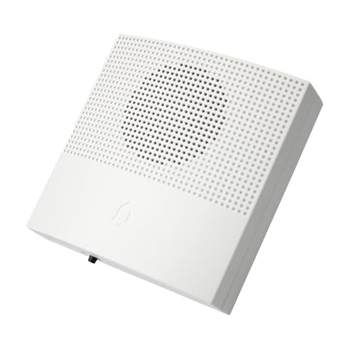 Türklingel kabelgebunden 12 V, 38 wählbare Klingeltöne mit klarer Lautstärke, Wandmontage einfach, Hausklingel für Wohnhaus, Büro, Innenräume, Senioren, Zugangskontrolle von Nudorpn