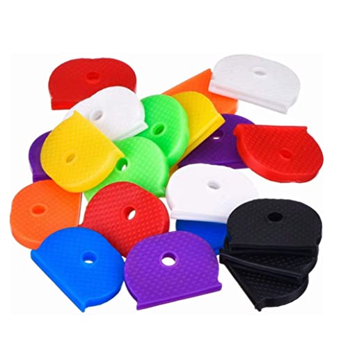 Nuelreva Key Caps Set Flexible Schlüsselabdeckungen für einfache Identifizierung von Haustürschlüssel 8 Farben 24PCS -Abdeckungen Caps Tags Cap Color Identifikatoren Nuelreva Key Caps Set Flexible Schlüsselabdeckungen für einfache Identifizierung von Haustürschlüssel 8 Farben 24PCS -Abdeckungen Caps Tags Cap Color Identifikatoren von Nuelreva