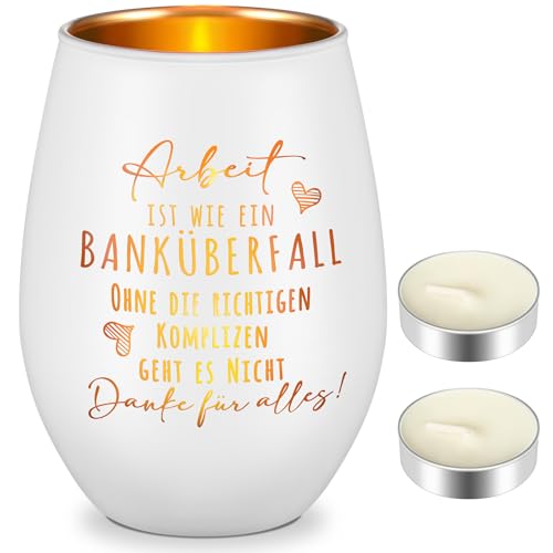 Nuenen Teelichtglas für Kollegen mit 2 Weißen Teelichtern Arbeit IST WIE EIN BANKÜBERFALL Danke für Alles Gravierte Teelichthalter Kerzenglas Abschied Geschenk für Kollegin Ruhestand Geburtstag Nuenen Teelichtglas für Kollegen mit 2 Weißen Teelichtern Arbeit IST WIE EIN BANKÜBERFALL Danke für Alles Gravierte Teelichthalter Kerzenglas Abschied Geschenk für Kollegin Ruhestand Geburtstag von Nuenen