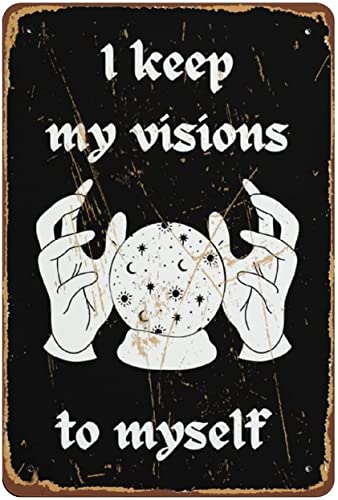 I Keep My Visions To Myself Stevie Nicks Fan-Kunstdruck, Stevie Nicks Dreams Stevie Nicks Poster, Geschenk für ein weißes Blechschild, Bar, Pub, Retro-Wanddekoration, 14 x 20 cm von Nufar