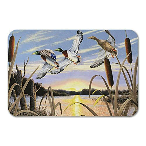 Nostalgische Kunst Metallschild Stockente Fliegende Retro Blechschild Plakette Wanddekoration für Zuhause, Bar, Geschäft, Café, Club, Bauernhof, Garage, Heimdekoration, Wandposter, schickes von Nufar