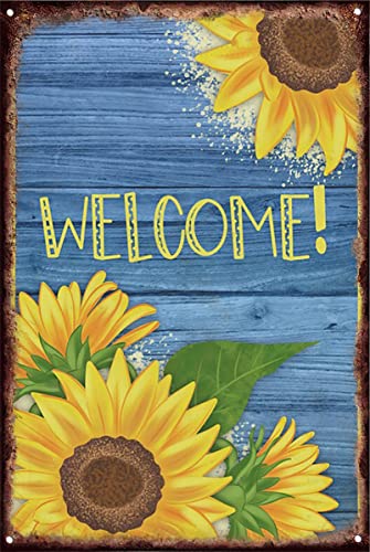 Sonnenblumen-Metallschild, für den Außenbereich, Blumenliebhaber, Landleben, Bauernhof, Garten und Haus, Boho, Mitte des Jahrhunderts, modernes Metallschild, Wanddekoration, lustige Blechschilder Sonnenblumen-Metallschild, für den Außenbereich, Blumenliebhaber, Landleben, Bauernhof, Garten und Haus, Boho, Mitte des Jahrhunderts, modernes Metallschild, Wanddekoration, lustige Blechschilder von Nufar