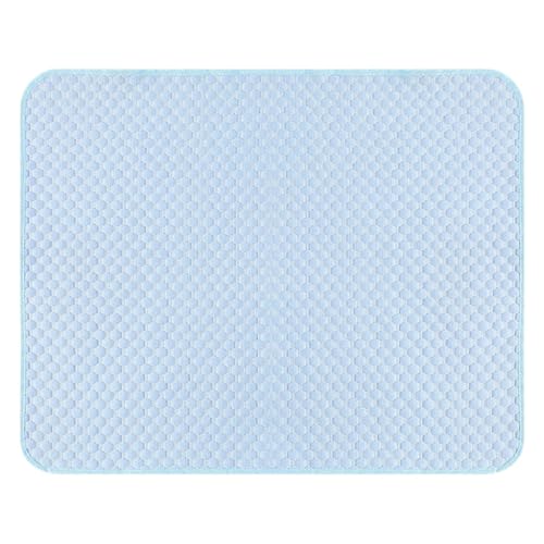 Nuhjytgf Kühlmatte für Hunde, Haustier-Kühldecke, Katzen-Sommermatte, leichtes tragbares Design, waschbar und wiederverwendbar, 45 × 35 cm, für Zuhause, Reisen, Kisten, Outdoor-Abenteuer von Nuhjytgf