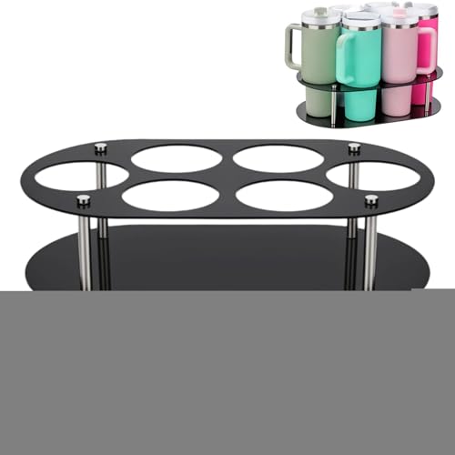 Nuhjytgf Wasserflaschen Organizer | Haltegestell für Tumbler und Trinkbecher,6-Fach Aufbewahrungsständer Weinregal für Becher und Getränke für Küche Arbeitsplatte Zuhause Wohnung Organisation Nuhjytgf Wasserflaschen Organizer | Haltegestell für Tumbler und Trinkbecher,6-Fach Aufbewahrungsständer Weinregal für Becher und Getränke für Küche Arbeitsplatte Zuhause Wohnung Organisation von Nuhjytgf