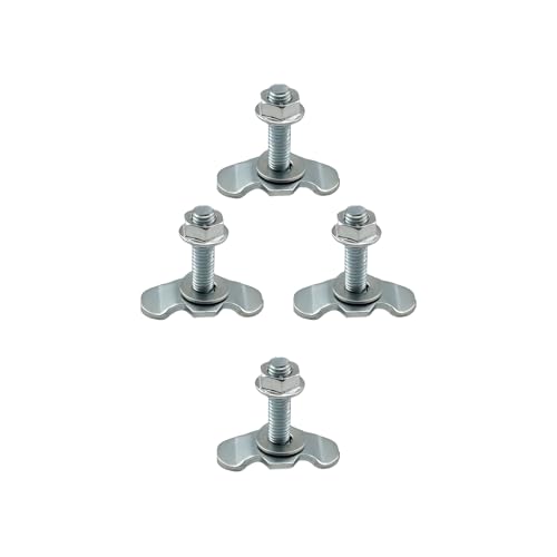 Schraubenanschläge Airline -Schiene, Schnellinstallationssicherheit, 4 Teile, L -Gleisgewinde, L -Streckenstud Schraubenanschläge Airline -Schiene, Schnellinstallationssicherheit, 4 Teile, L -Gleisgewinde, L -Streckenstud von Nuhjytgf