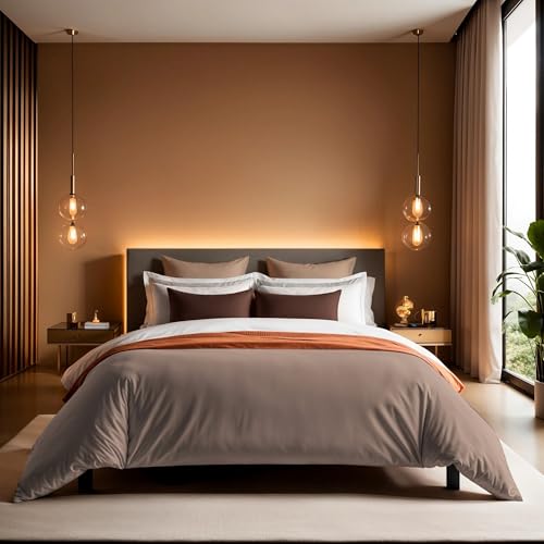 Beige Ranforce Single Quilt Cover, 135 x 200 cm | 100% Cotton, 145 Thread Count, Button Closure | Machine Washable at 30°C | Soft & Durable Bedding, Twin Beige Ranforce Single Quilt Cover, 135 x 200 cm | 100% Cotton, 145 Thread Count, Button Closure | Machine Washable at 30°C | Soft & Durable Bedding, Twin von Nuit Des Rêves