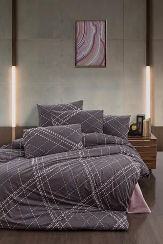 Nuit Des Rêves Ranforce Single Quilt Cover Set, 135 x 200 cm, 100% Cotton, Plum/Red/Pink/Green | Machine Washable, 145 Thread Count, Button & Envelope Closure | Cozy & Stylish Bedding Nuit Des Rêves Ranforce Single Quilt Cover Set, 135 x 200 cm, 100% Cotton, Plum/Red/Pink/Green | Machine Washable, 145 Thread Count, Button & Envelope Closure | Cozy & Stylish Bedding von Nuit Des Rêves
