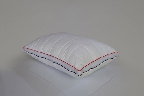 Nuit Des Rêves Soft White Pillow (80 x 80 cm), 100% Polyester, 1300g Fiber Filling | Machine Washable at 30°C | Perfect for Comfort & Style in Any Space von Nuit Des Rêves