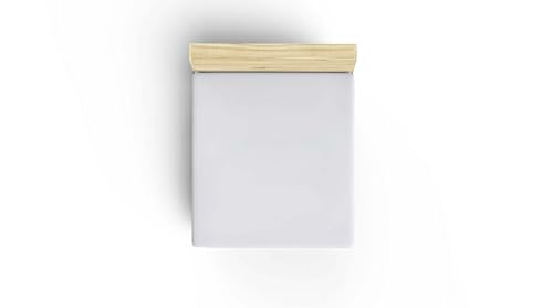 Premium Ranforce King Fitted Sheet (160 x 200+30 cm), 100% Cotton, 155 Thread Count, White | Soft, Durable, Machine Washable at 30°C | Ideal for Luxurious Bedding von Nuit Des Rêves