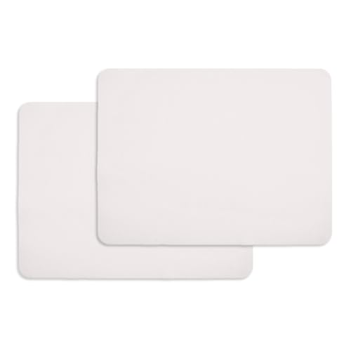 2 Stück Silikonmatten für Arbeitsplatten – rutschfeste, hitzebeständige Silikonmatten für Küche, Basteln und Backen, 40 x 30 cm, Mehrzweck-Tischmatten für Arbeitsplattenschutz (grau) von Nujvnuj