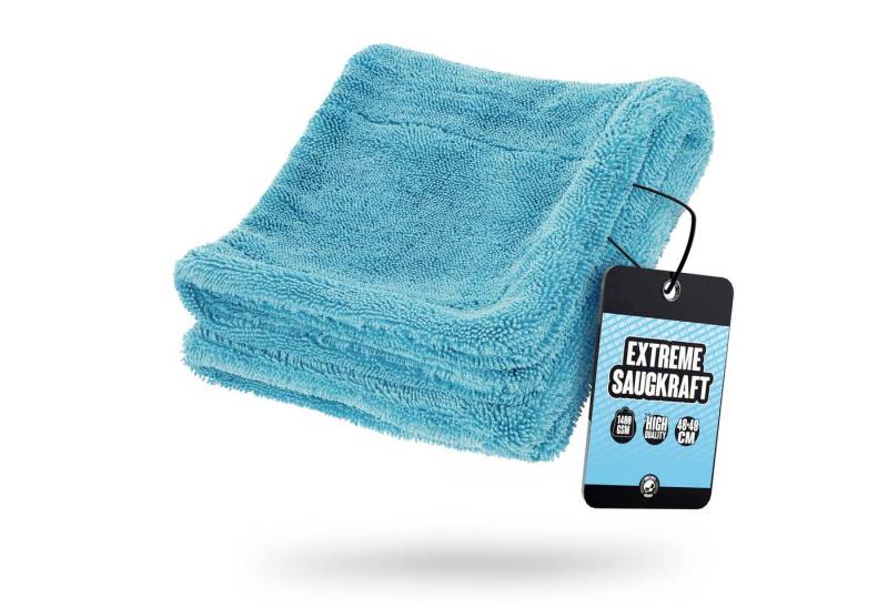 Nuke Guys Microfaser Auto Trockentuch - Gamma Dryer S bis XXL Mikrofasertuch (Microfaser, 40x40 cm, 1-tlg., Gamma Dryer S - Blau - 40x40cm 1400GSM) von Nuke Guys