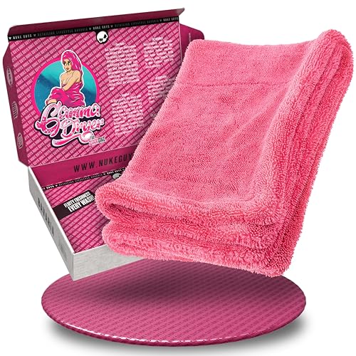 Nuke Guys Auto Trockentuch extrem saugstark & lackschonend | Gamma Dryer L 40x60cm Pink | 1400 GSM Mikrofaser Tuch zum effizienten Trocknen nach der Autowäsche | Mikrofasertuch Nuke Guys Auto Trockentuch extrem saugstark & lackschonend | Gamma Dryer L 40x60cm Pink | 1400 GSM Mikrofaser Tuch zum effizienten Trocknen nach der Autowäsche | Mikrofasertuch von Nuke Guys