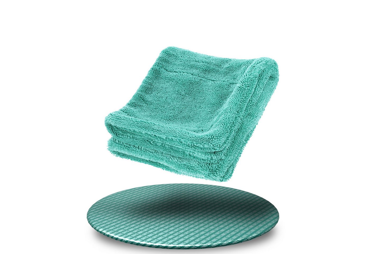 Nuke Guys Microfaser Auto Trockentuch - Gamma Dryer S bis XXL Mikrofasertuch (Microfaser, 40x40 cm, 1-tlg., Gamma Dryer XXL - Mint - 40x40cm 1400GSM) von Nuke Guys