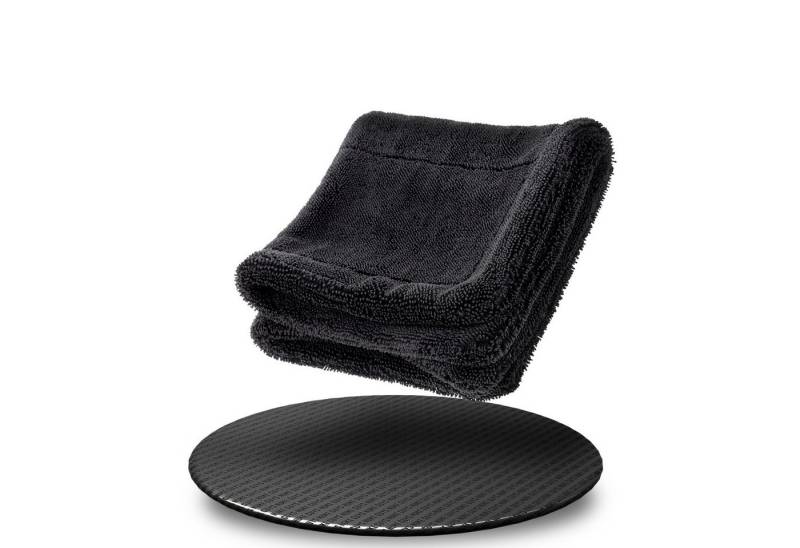 Nuke Guys Microfaser Auto Trockentuch - Gamma Dryer S bis XXL Mikrofasertuch (Microfaser, 40x40 cm, 1-tlg., Gamma Dryer XXL - Schwarz - 40x40cm 1400GSM) von Nuke Guys