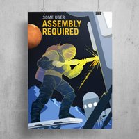 Kunstdruck Poster A3 „Some User Assembly Required" Weltraum Nasa Space Jpl Erde Science Bild Gemälde Kunstdruck Poster A3 „Some User Assembly Required" Weltraum Nasa Space Jpl Erde Science Bild Gemälde von NukularDesign